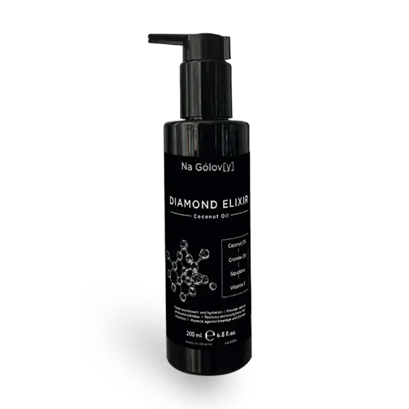 Флюїд для волосся з кокосовою олією DIAMOND ELIXIR (200 ml) Na Gólov[y] - Зображення 2