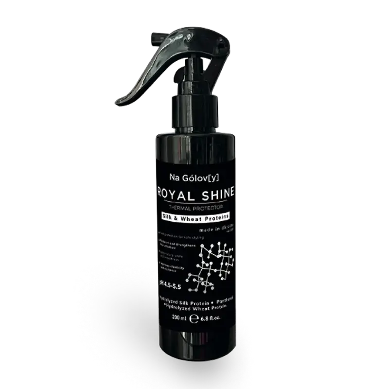 Спрей-термозахист із гідролізованим шовком ROYAL SHINE (200 ml) Na Gólov[y] - Зображення 2