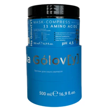Амінокислотна маска-компрес для інтенсивного відновлення MASK COMPRESS 11 AMINO (500 ml) Na Gólov[y]
