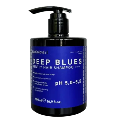 Чоловічий шампунь із м’якою дією Deep Blues (500 ml) Na Gólov[y]