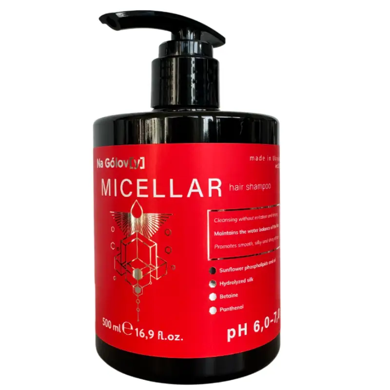 Делікатний міцелярний шампунь MICELLAR (500 ml) Na Gólov[y]