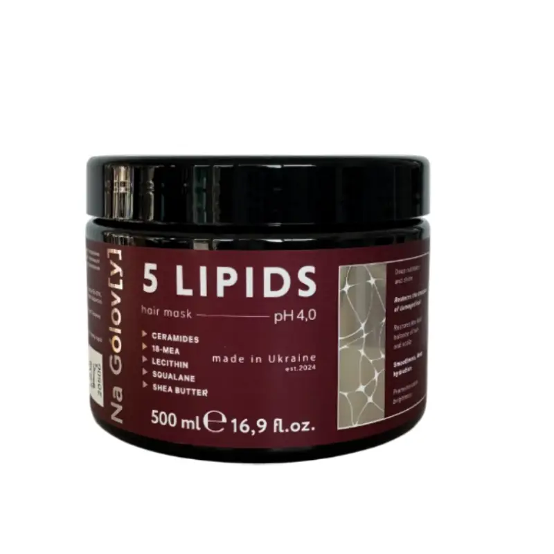 Маска для волосся 5 ліпідів 5 LIPIDS (500 ml) Na Gólov[y] - Зображення 2