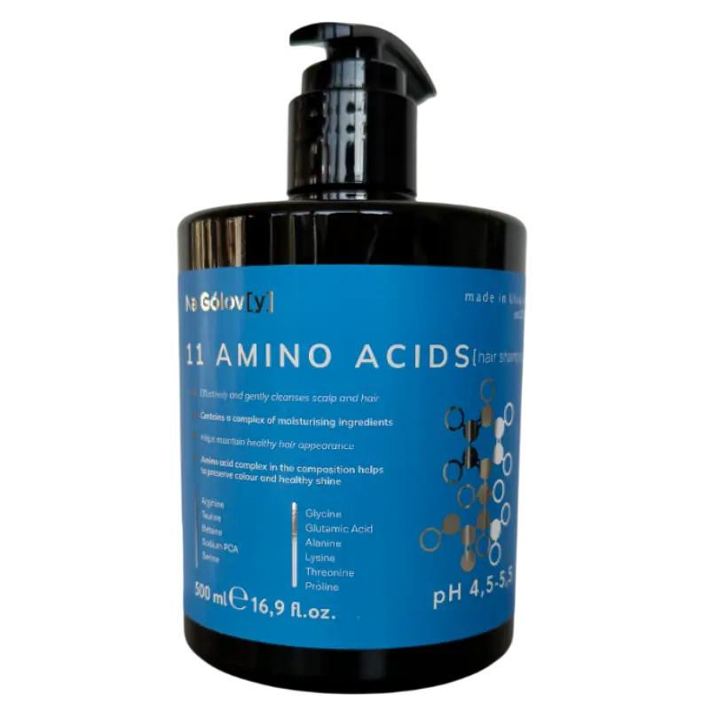 Шампунь для волосся 11 амінокислот 11 AMINO ACІDS (500 ml) Na Gólov[y]