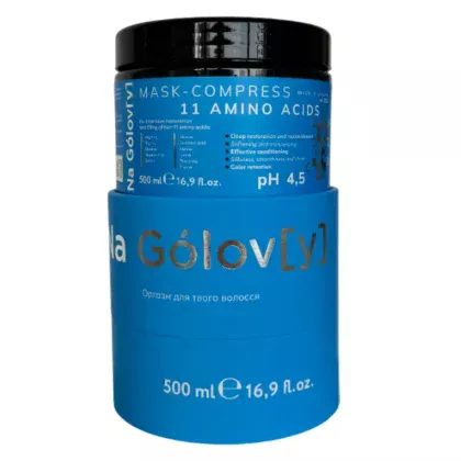 Амінокислотна маска-компрес для інтенсивного відновлення MASK COMPRESS 11 AMINO (500 ml) Na Gólov[y]