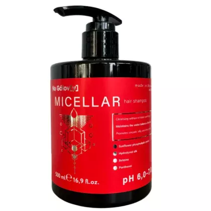 Делікатний міцелярний шампунь MICELLAR (500 ml) Na Gólov[y]