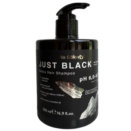 Детокс-шампунь JUST BLACK (500 ml) Na Gólov[y]