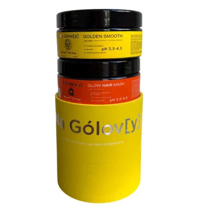 Лімітований набір масок для волосся YELLOW (300 ml + 300 ml) Na Gólov[y] - Зображення 2