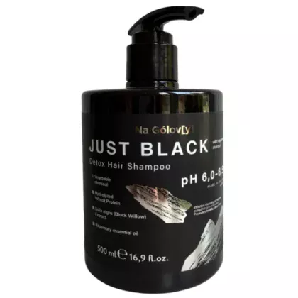 Детокс-шампунь JUST BLACK (500 ml) Na Gólov[y]